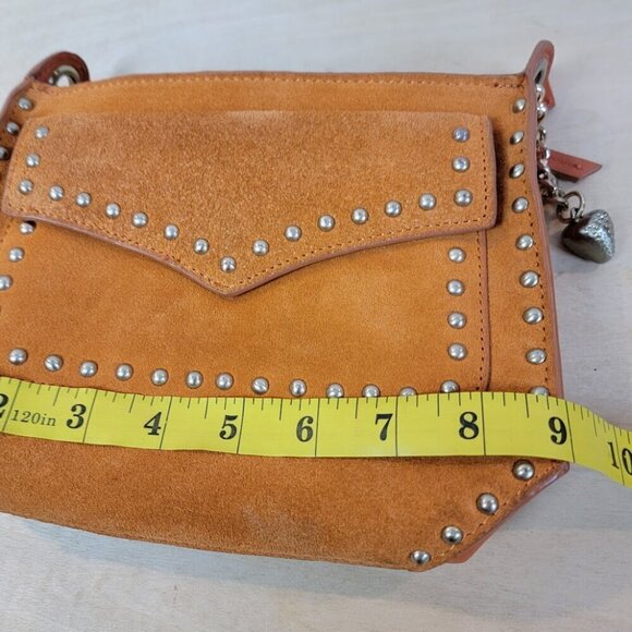 Zara Woman Suede Crossbody Purse - Fun and Colorful Take on Moto Style - Picture 14 of 15